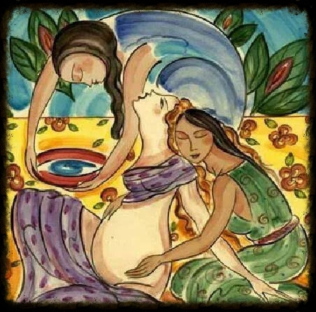 The Doula ~ Artist Unknown